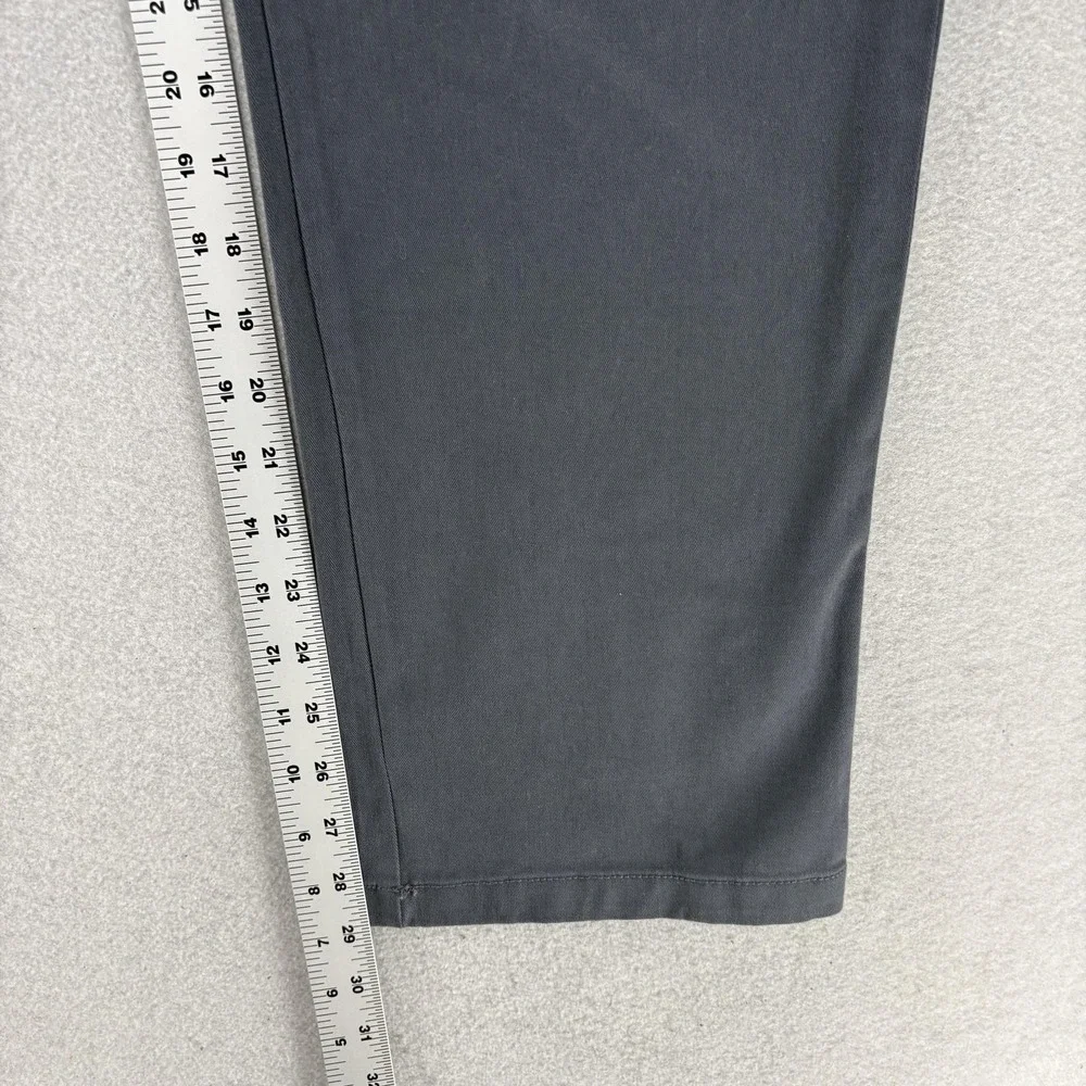 Banana Republic Chino Pants Mens 34x29 Gray Regular Fit Stretch Casual Preppy
